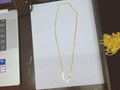 10k Yellow Gold Cadena Semisolida Cubana 5.3g