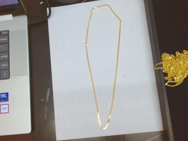 10k Yellow Gold Cadena Semisolida Cubana 5.3g