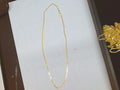 10k Yellow Gold Cadena Semisolida Cubana 2.7g