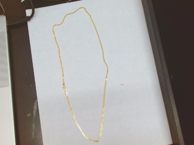 10k Yellow Gold Cadena Semisolida Cubana 3.1g
