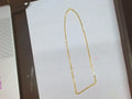 10k Yellow Gold Cadena Semisolida Cubana 4.4g