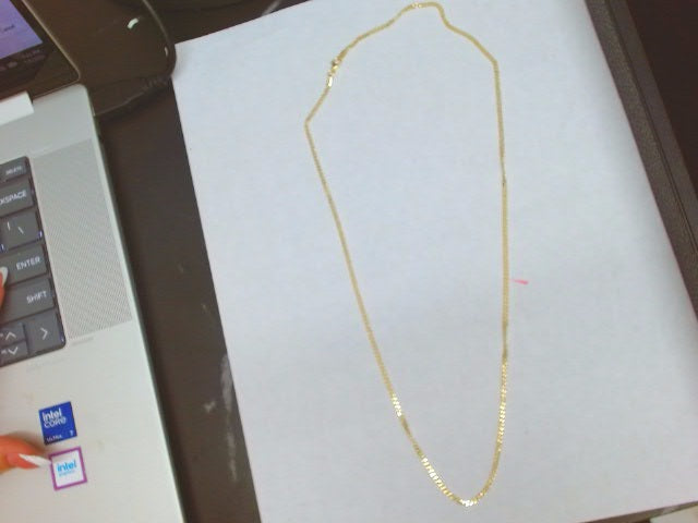 10k Yellow Gold Cadena Semisolida Cubana 3.1g