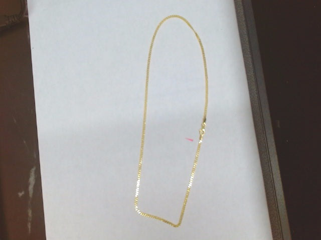 10k Yellow Gold Cadena Semisolida Cubana 2.7g