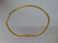 10k Yellow Gold Cadena Cubana Solida Fabrica 45.4g