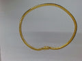 10k Yellow Gold Cadena Cubana Solida Fabrica 45.7g