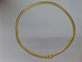 10k Yellow Gold Cadena Cubana Solida Fabrica 50.8g