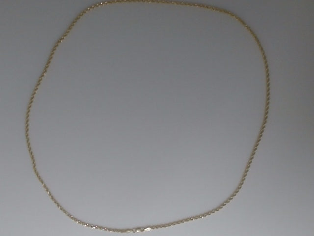 10k Yellow Gold Cadena Rope 10.1g