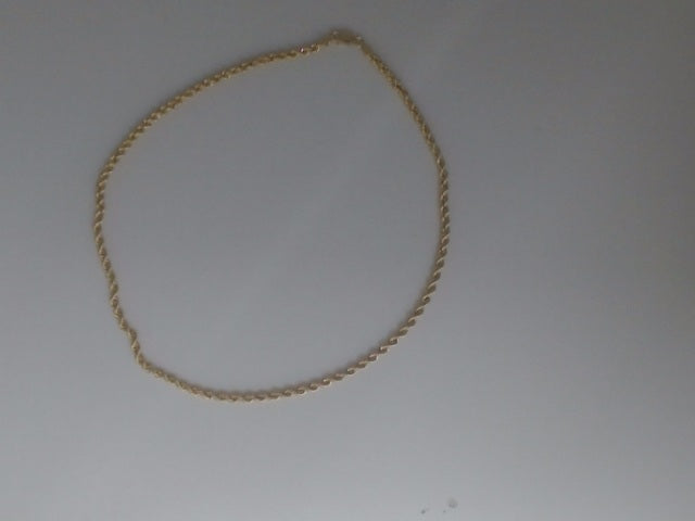 10k Yellow Gold Cadena Rope 4.4g