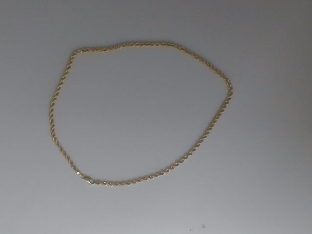 10k Yellow Gold Cadena Rope 4.2g
