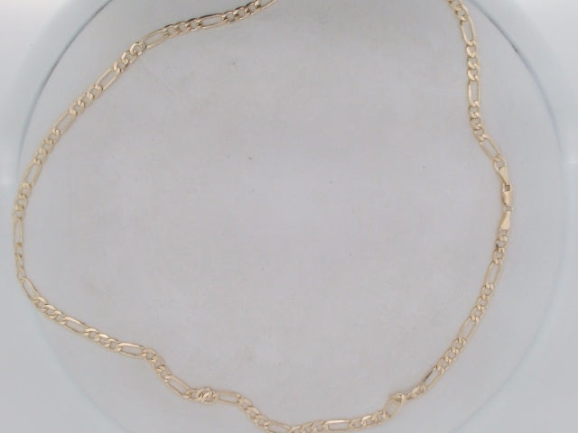 10k Yellow Gold Cadena Figaro 15.2g
