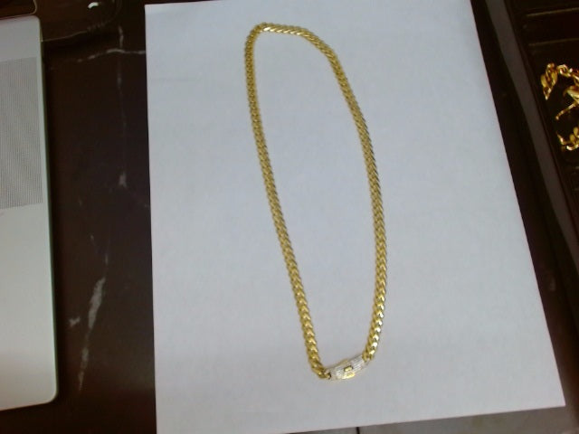 10k Yellow Gold Cadena Baby Monaco 14.7g