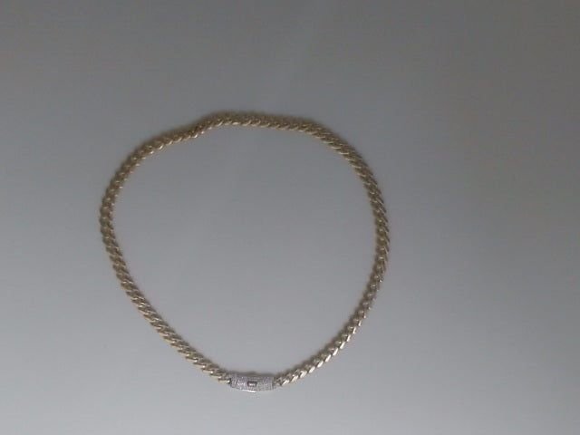 10k Yellow Gold Unisex Cadena Monaco 11.1g