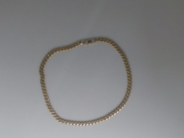 10k Yellow Gold Unisex Cadena Monaco 20g