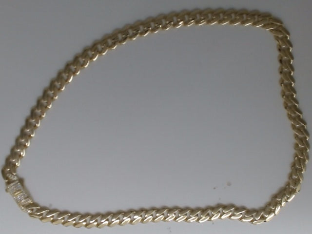 10k Yellow Gold Cadena Variada 38g