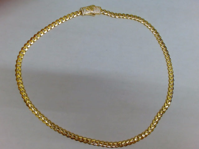 10k Yellow Gold Cadena Variada 10.8g