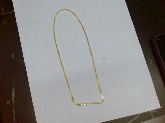 10k Yellow Gold Cadena Variada 3.2g