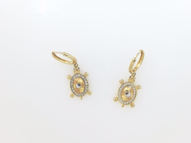 10k Yellow Gold Aretes 3g