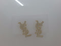 10k Yellow Gold Aretes 3.3g