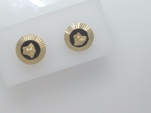 10k Yellow Gold Aretes 3g