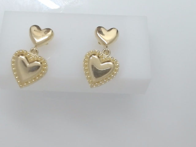 10k Yellow Gold Aretes 3.8g