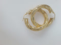 10k Yellow Gold Argollas 6.1g