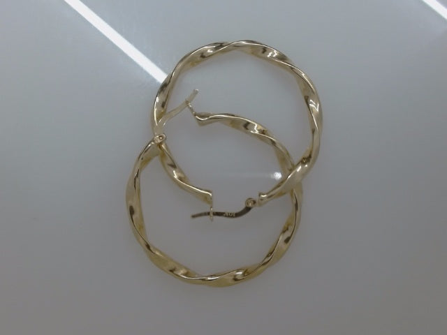 10k Yellow Gold Argollas 3g