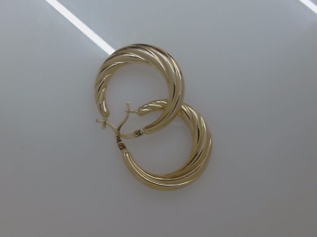 10k Yellow Gold Argollas 3.4g