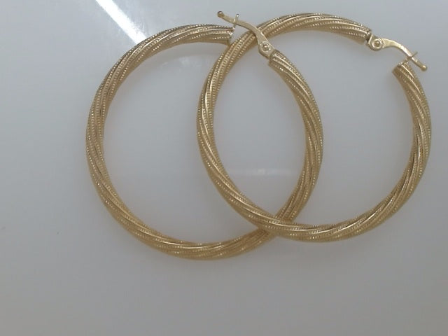 10k Yellow Gold Argollas 3g