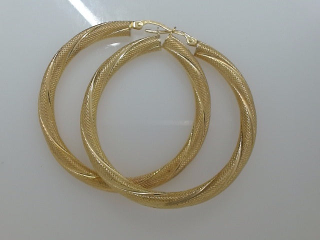 10k Yellow Gold Argollas 4.2g