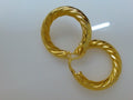 10k Yellow Gold Argollas 5.8g