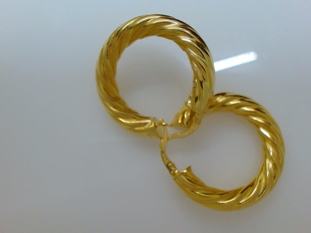 10k Yellow Gold Argollas 5.8g