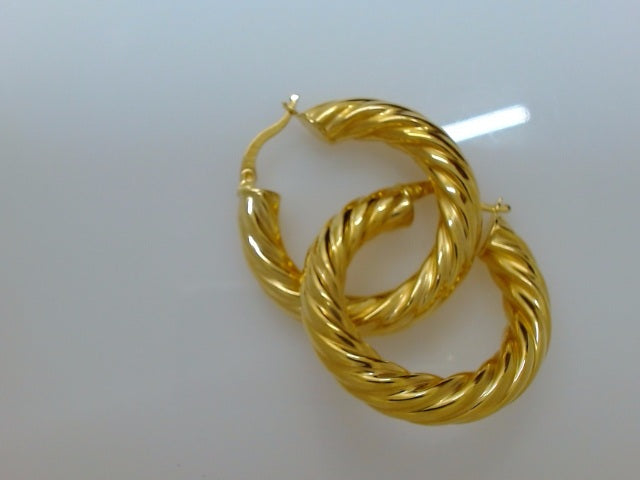 10k Yellow Gold Argollas 5.8g