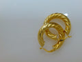 10k Yellow Gold Argollas 5.2g