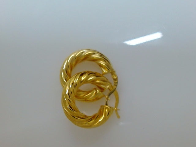 10k Yellow Gold Argollas 4.4g