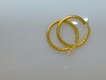 10k Yellow Gold Argollas 2.4g