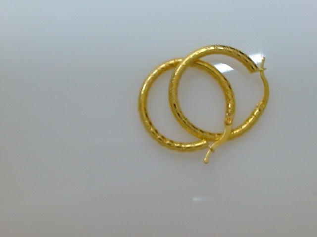 10k Yellow Gold Argollas 2.4g