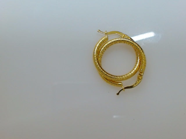 10k Yellow Gold Argollas 2.3g