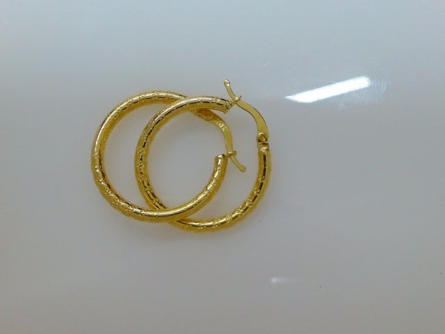 10k Yellow Gold Argollas 2.3g