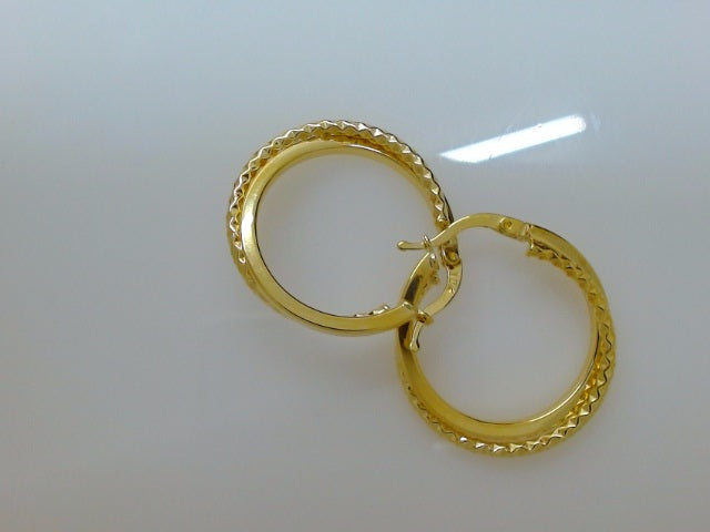 10k Yellow Gold Argollas 3.3g