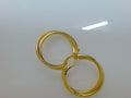 10k Yellow Gold Argollas 3.4g