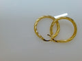 10k Yellow Gold Argollas 2.2g