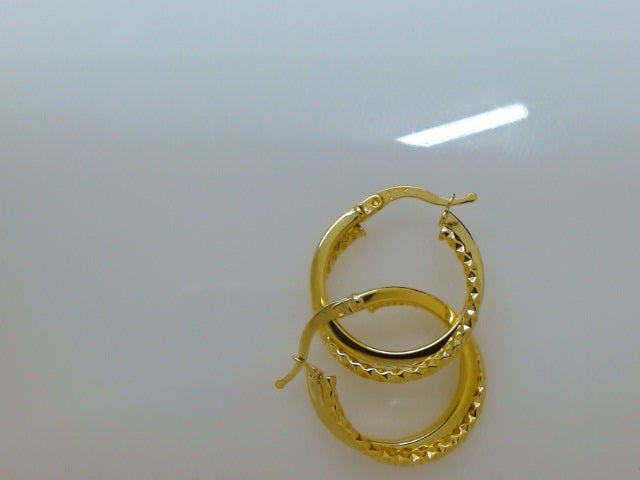 10k Yellow Gold Argollas 2.9g