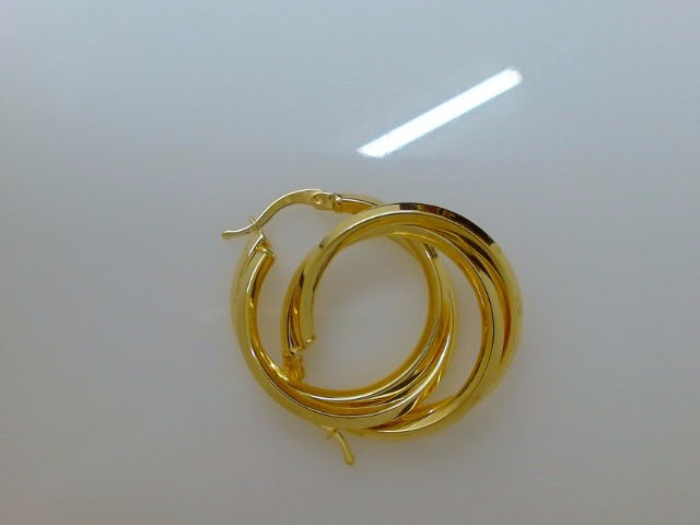 10k Yellow Gold Argollas 3.5g