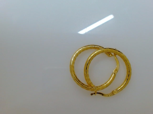 10k Yellow Gold Argollas 2.3g