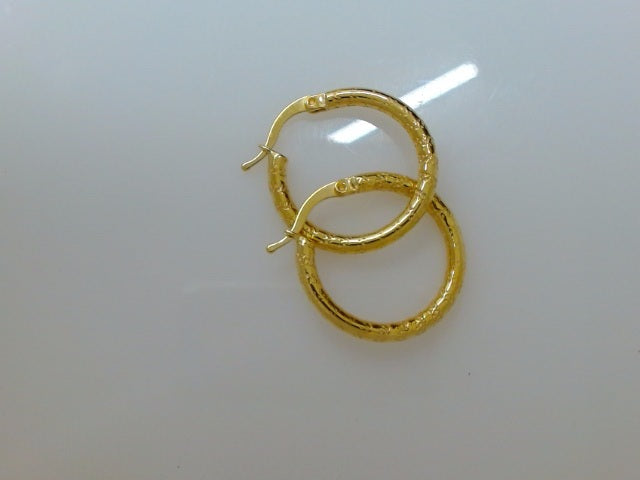 10k Yellow Gold Argollas 2.1g