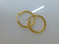 10k Yellow Gold Argollas 2.4g
