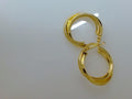 10k Yellow Gold Argollas 3g