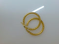 10k Yellow Gold Argollas 2.4g