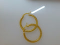 10k Yellow Gold Argollas 2.5g