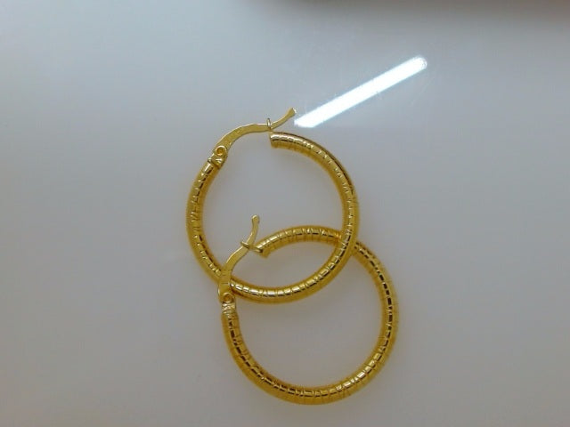 10k Yellow Gold Argollas 2.5g